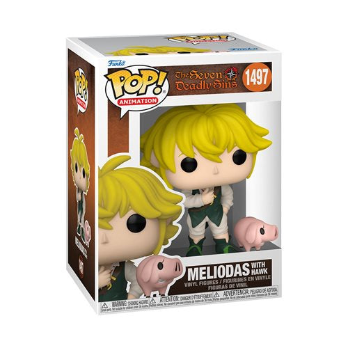 Pop! Animation: Seven Deadly Sins- Meliodas with Hawk