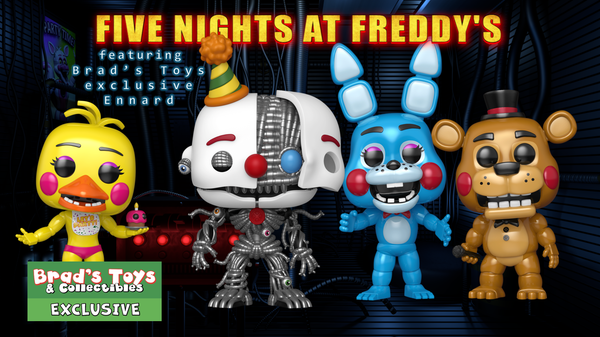 Funko Pop! Five Nights at Freddy's Set of 4 ENNARD, TOY FREDDY