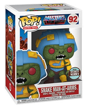 Pop! Retro Toys SNAKE MAN-AT-ARMS Specialty Exclusive (Masters of the Universe)(Available for Pre-Order)