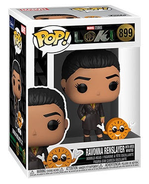 Pop! Marvel RAVONNA RENSLAYER w/Miss Minutes (Loki)Available for Pre-Order)