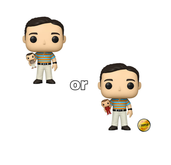 Pop! Movies ANDY Holding Oscar w/Chase Variant (40 Year Old Virgin)(Available for Pre-Order)