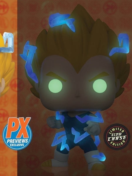 Funko Pop! Animation Super Saiyan 2  Vegeta w/Chase Glow Variant - Brads Toys