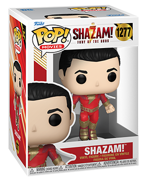 Pop! Movies #1277 SHAZAM! w/Glow Chase Variant (Shazam Fury of the Gods)(Available for Pre-Order)