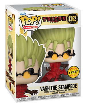 Pop! Animation VASH the STAMPEDE w/Chase (Trigun) - CLEARANCE