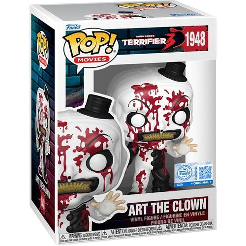 Pop! Movies: Terrifier 3- Art the Clown with Chase (Entertainment Earth Exclusive)