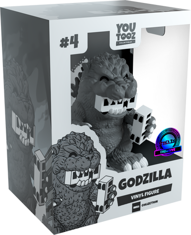 YouTooz Black & White Godzilla BRAD'S TOYS EXCLUSIVE 500pcs