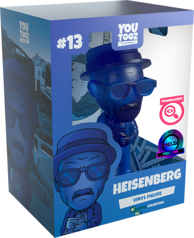 YouTooz Blue Translucent Heisenberg BRAD'S TOYS EXCLUSIVE 750pcs