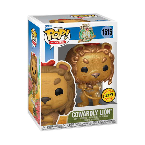 Pop! Movies #1515 The Wizard of Oz COWARDLY LION w/ Chase