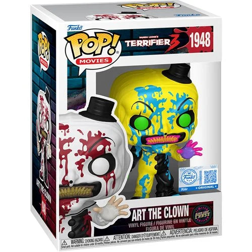 Pop! Movies: Terrifier 3- Art the Clown with Chase (Entertainment Earth Exclusive)
