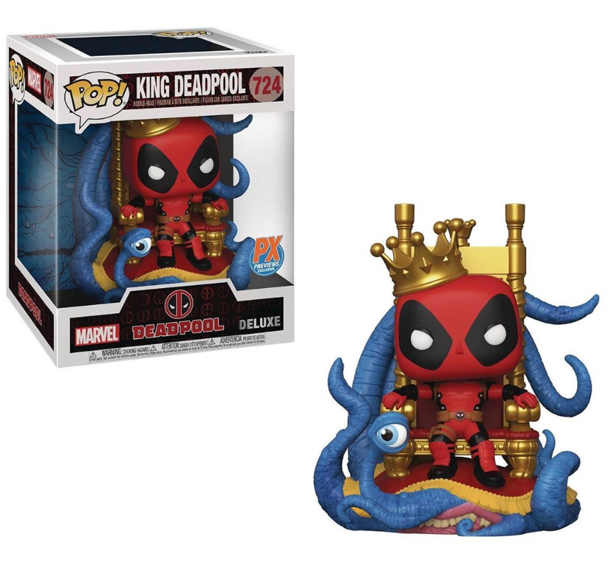 Pop! Marvel KING DEADPOOL (Previews Exclusive)(Available for Pre-Order)