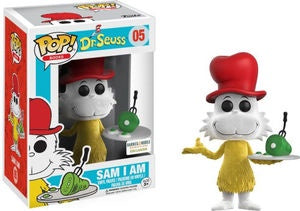 Funko Pop! Books #05 SAM I AM Flocked (Dr. Seuss Green Eggs and Ham) Barnes & Noble Exclusive - Brads Toys