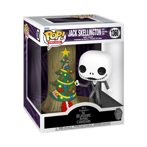 Pop! Deluxe: Nightmare Before Christmas 30th- Jack Skellington with  Christmas Door