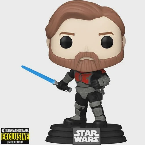 Pop! Star Wars: The Clone Wars Obi-Wan Kenobi Mandalorian Armor Entertainment Earth Exclusive