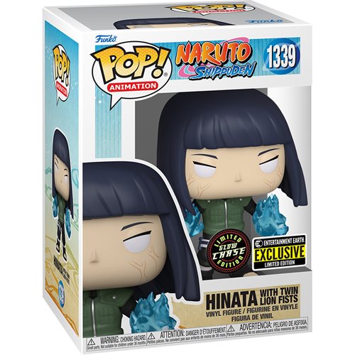 Pop! Animation: Naruto Shippuden- Hinata with Twin Lion Fists w/Chase (Entertainment Earth Exclusive)