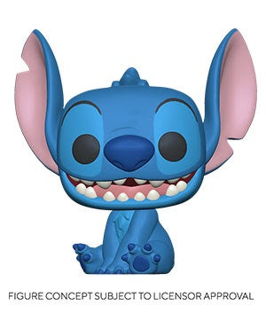 Pop! Disney SMILING SEATED STITCH (Lilo & Stitch)(Available for Pre-Order)