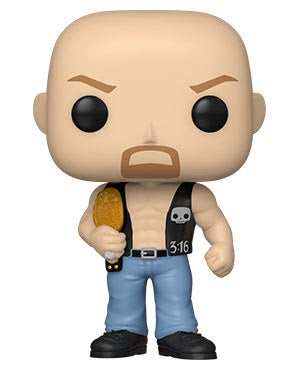 Pop! WWE STONE COLD STEVE AUSTIN w/Belt (Available for Pre-Order)