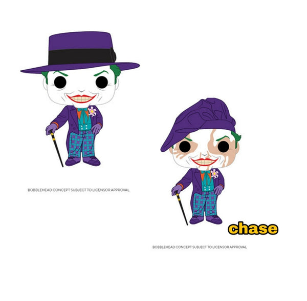 Funko Pop! Heroes JOKER w/Hat w/Chase Variant (Batman 1989)(Available for Pre-Order) - Brads Toys