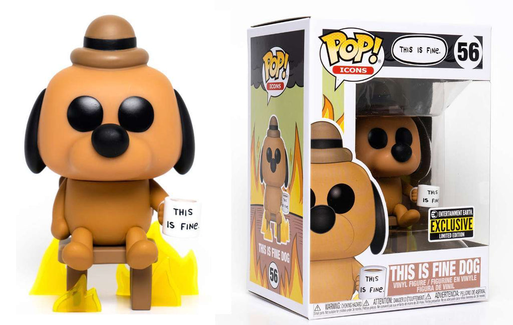 Pop! Icons THIS IS FINE DOG (Entertainment Earth Exclusive)