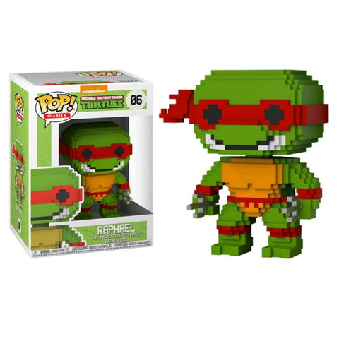 Funko Pop! 8-Bit #06 RAPHAEL (Teenage Mutant Ninja Turtle) - Brads Toys