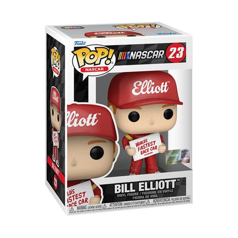 Pop! Nascar: Bill Elliot w/ Fastest Car Sign