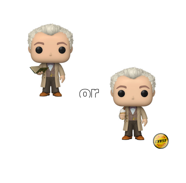 Pop! TV AZIRAPHALE w/BOOK w/Chase (Good Omens)(Available for Pre-Order)