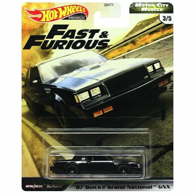 Hot Wheels Premium Motor City Muscle '87 BUICK GRAND NATIONAL GNX (Fast & Furious)