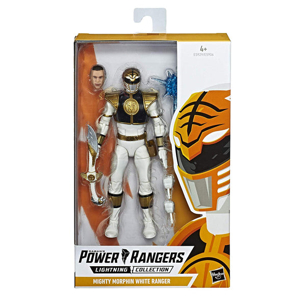 Power Rangers Lightning Collection MIGHTY MORPHIN WHITE RANGER - Brads Toys
