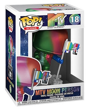 Pop! Icons #18 Metallic MTV MOON PERSON (Available for Pre-Order)