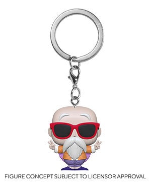 Pop! Keychain MASTER ROSHI Peace Sign (Dragon Ball Z)(Available for Pre-Order)