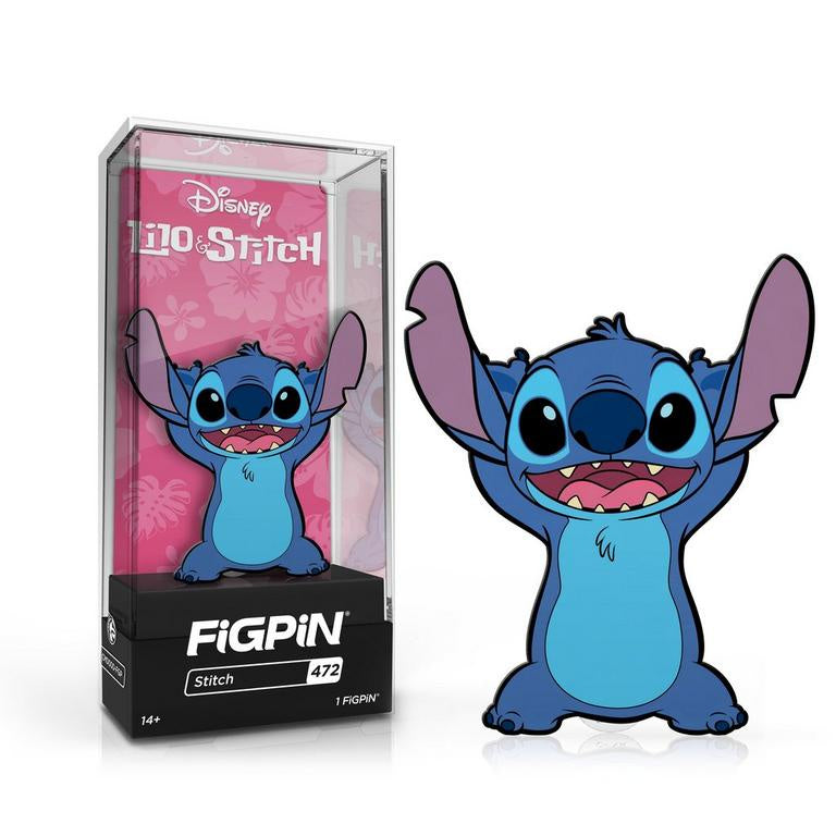 FG995 Lilo and Stitch Excited Stitch FiGPiN #472 Classic Enamel Pin