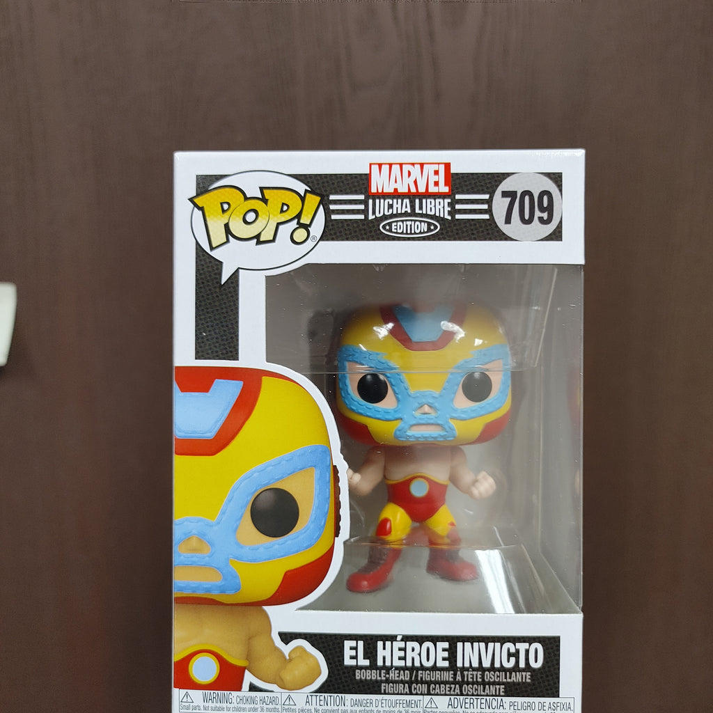 Pop! Marvel #709 El Heroe Invicto (Iron Man)(Luchadores)