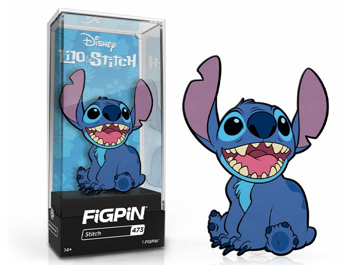 FG1002 Lilo and Stitch Sitting Stitch FiGPiN #473 Classic  Enamel Pin