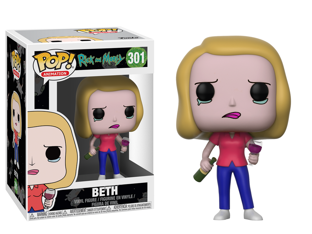 Funko Pop! Animation #301 BETH (Rick and Morty) - Brads Toys