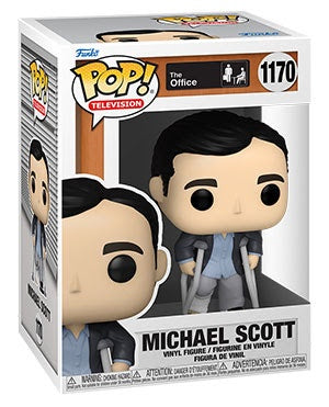 Pop! TV MICHAEL STANDING w/CRUTCHES (the Office)(Available for Pre-Order)