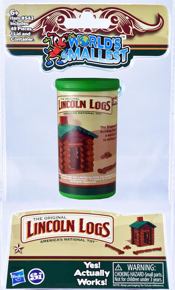 LINCOLN LOGS WORLDS SMALLEST