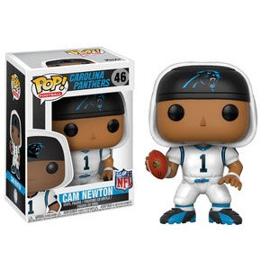 Funko Pop! NFL #46 CAM NEWTON White Color Rush (Panthers) - Brads Toys