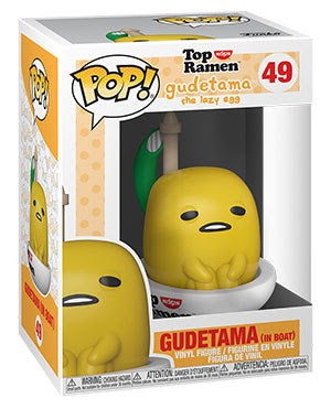 Pop! Sanrio GUDETAMA in BOAT (Gudetama X Nissin)(Available for Pre-Order)