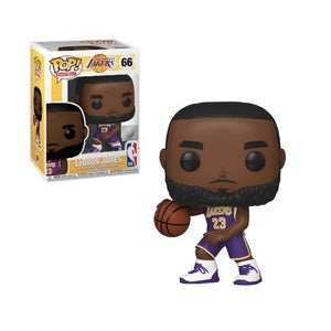 Funko Pop! NBA #66 Purple Lebron James Dribbling (Los Angeles Lakers) - Brads Toys