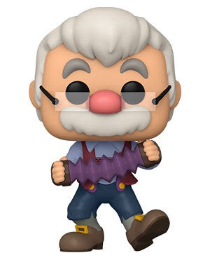 Pop! Disney GEPPETTO w/ACCORDION (Pinocchio)(Available for Pre-Order)