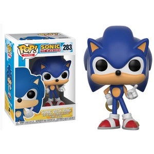 Pop! Games #283 SONIC w/RING (Sonic the Hedgehog)