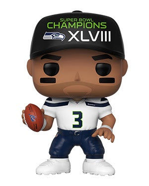 Funko Pop! NFL Russell Wilson (Seahawks SB Champions XLVIII) - Brads Toys