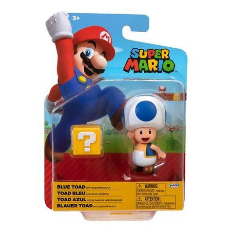 Blue Toad World of Nintendo 4-Inch Action Figures