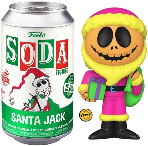 Funko Soda: The Nightmare Before Christmas - Santa Jack Blacklight w/ Chase