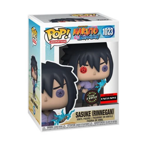 Pop! Animation SASUKE UCHIHA RINNEGAN w/Chase Variant AAA Exclusive (Naruto)(Available for Pre-Order)