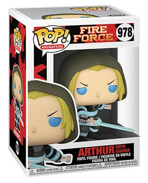 Pop! Animation ARTHUR w/Sword (Fire Force)(Available for Pre-Order)