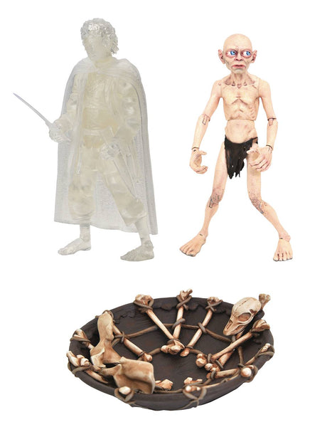 SDCC 2021 LORD OF THE RINGS DLX AF BOX SET FRODO & GOLLUM