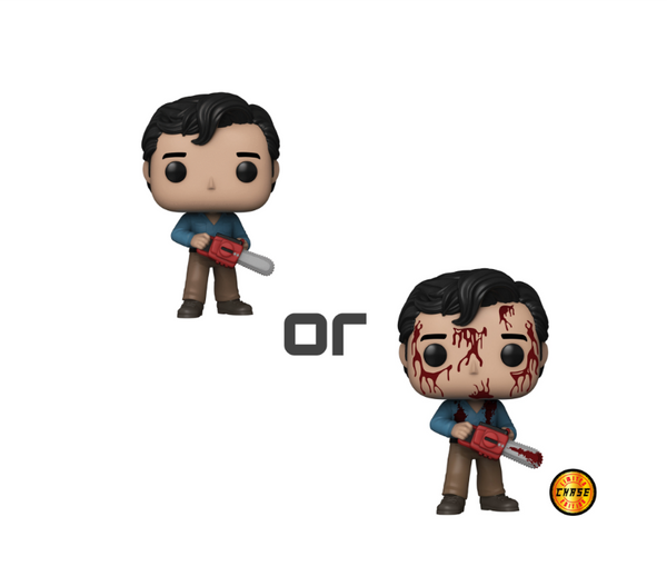 Pop! TV ASH w/Bloody Chase Variant (Ash vs Evil Dead)(Available for Pre-Order)