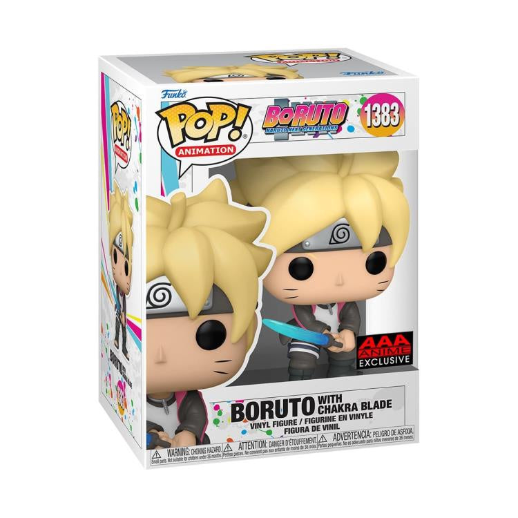Pop! Animation BORUTO w/CHAKRA BLADE w/Glow Chase (AAA Anime Exclusive)(Available for Pre-Order)