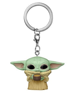 Pop! Keychain CHILD w/CUP (Mandalorian)(Available for Pre-Order)