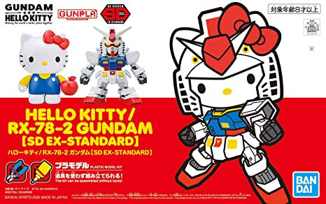 Gunpla Hello Kitty / RX-78-2 Gundam [SD EX-Standard]